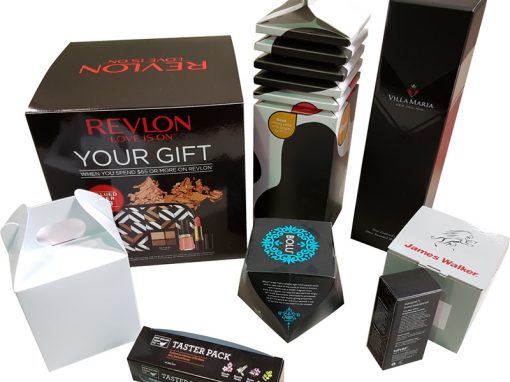 Different styles of cartons we have diecut and glued.